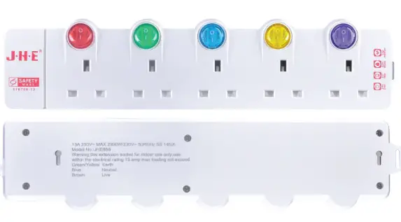 Powerpac Jhe838 3 Way 3 Metre Extension Socket User Manual