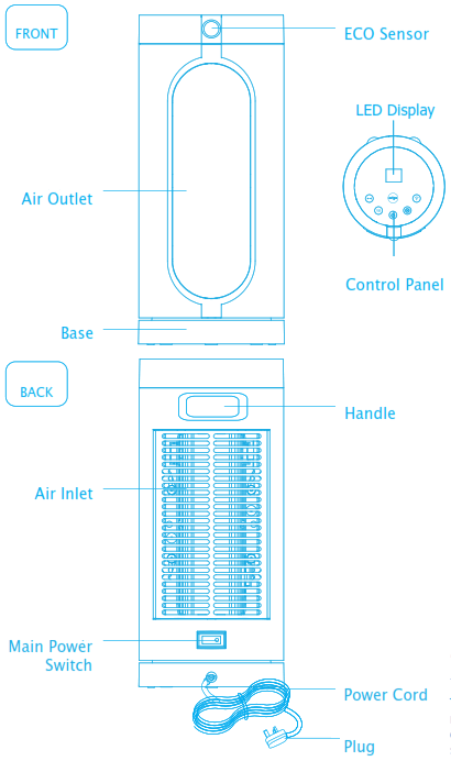 origo FH9701 Ceramic Heater - 1