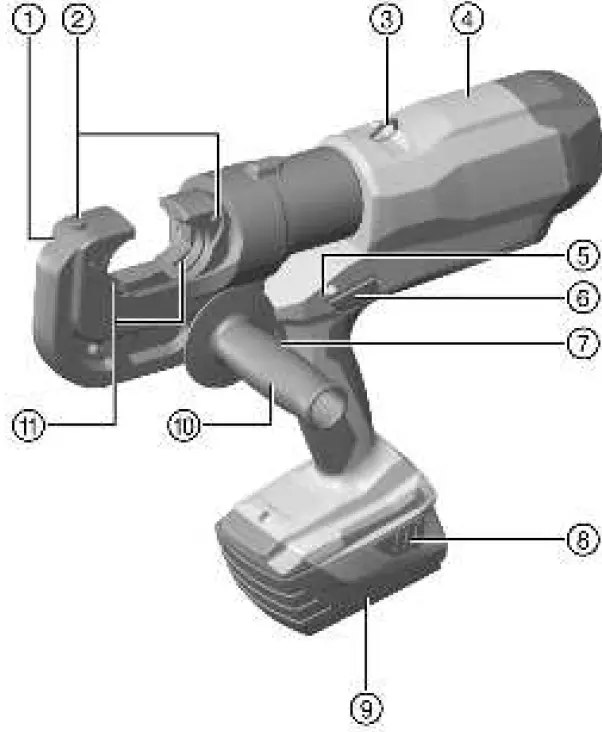 HILTI NCR 120 PC-A22 Cordless Crimper 01