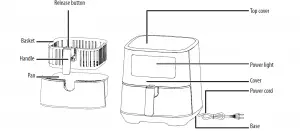 5Qt. Digital Control Air Fryer NS-AF53DSS0 User Manual