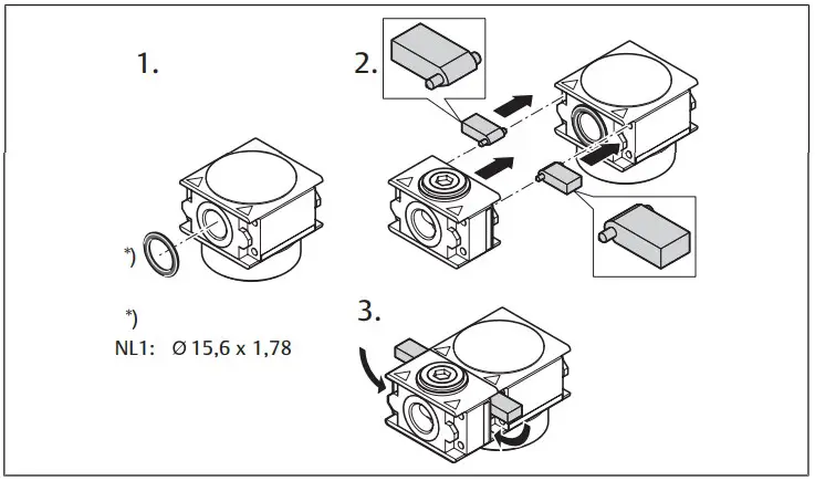 : Block assembly with block assembly