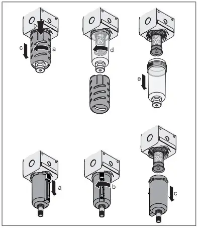 Changing the protective