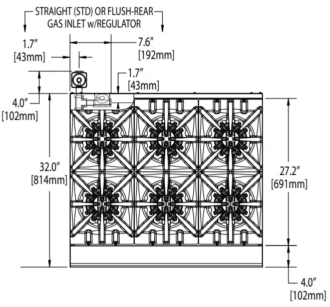 GARLAND UT Series US Range Heavy Duty Gas - Fig 1