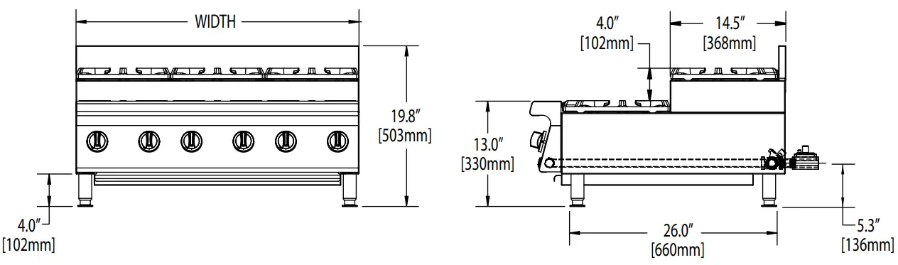 GARLAND UT Series US Range Heavy Duty Gas - Fig 4