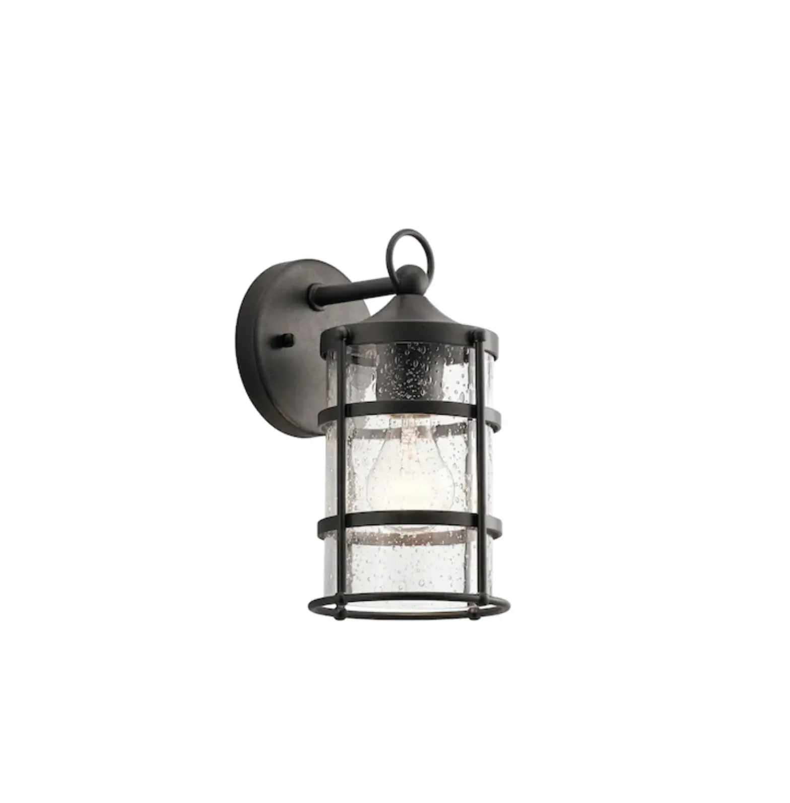Kichler 49960avi Mill Lane 1-light 10.25-in Anvil Iron Outdoor Wall Light Instruction Manual