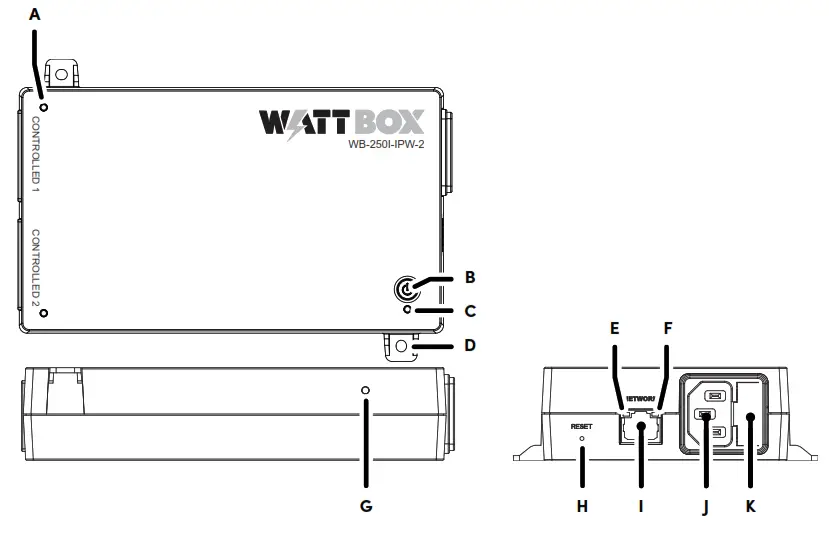 WB 250I IPW 2 WattBox 250-Series Wi Fi Surge Protector - fig