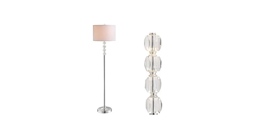 Jonathan Y Jyl1045a Chrome Shaded Floor Lamp Instruction Manual