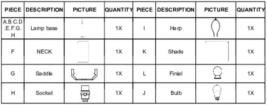 JONATHAN Y JYL1045A Chrome Shaded Floor Lamp - table