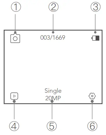 WOLFANG GA300 Action Camera - Photo Mode