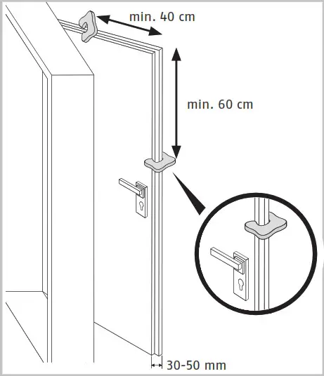 ABUS JC540 Mina Door StopDamper - overview 2