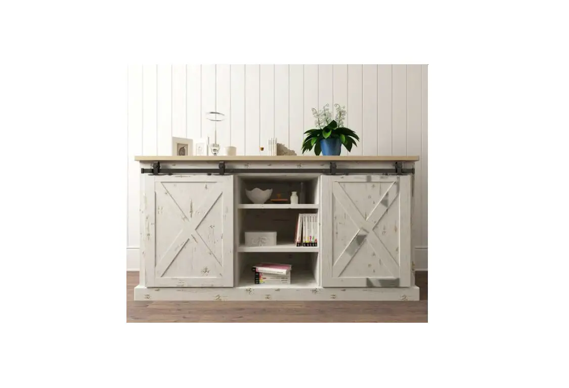 Furniture Sliding Door Hardware Fsdh-topkt-5-dd Mini Barn Door Style Sliding System Installation Guide