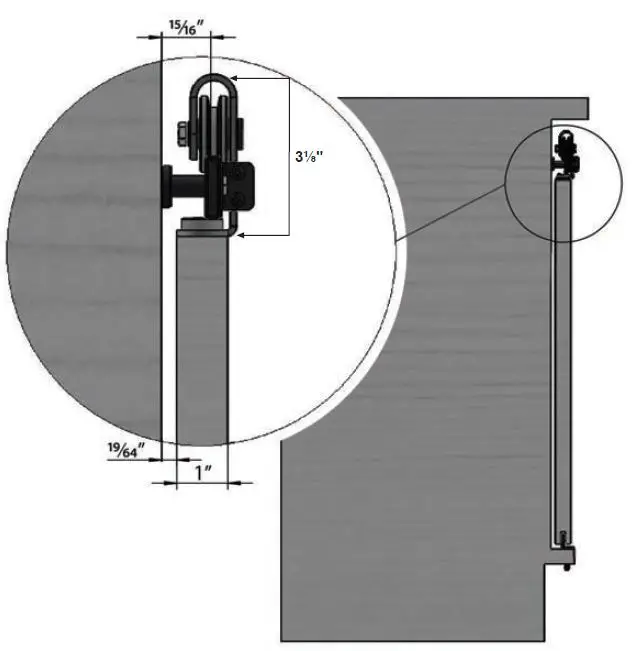 FURNITURE-SLIDING-DOOR-HARDWARE-FSDH-TOPKT-5-DD-Mini-Barn-Door-Style-Sliding-System-fig-10