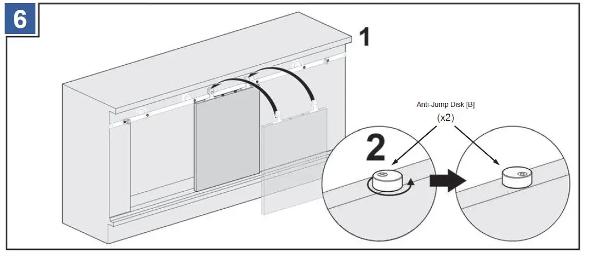 FURNITURE-SLIDING-DOOR-HARDWARE-FSDH-TOPKT-5-DD-Mini-Barn-Door-Style-Sliding-System-fig-12