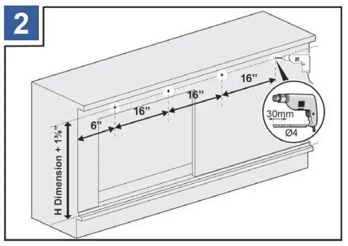 FURNITURE-SLIDING-DOOR-HARDWARE-FSDH-TOPKT-5-DD-Mini-Barn-Door-Style-Sliding-System-fig-6