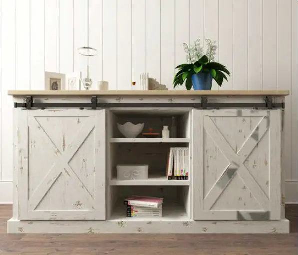 FURNITURE-SLIDING-DOOR-HARDWARE-FSDH-TOPKT-5-DD-Mini-Barn-Door-Style-Sliding-System-prodact-img