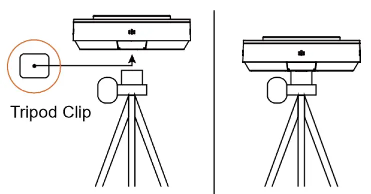 HALL TECHNOLOGIES HT-SATELLITE-EXT Add-On Microphone for the Mercury Video Bar 2