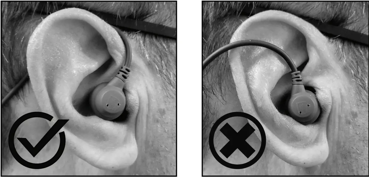 Stealth 28 HTBT Ear Buds - fig 2