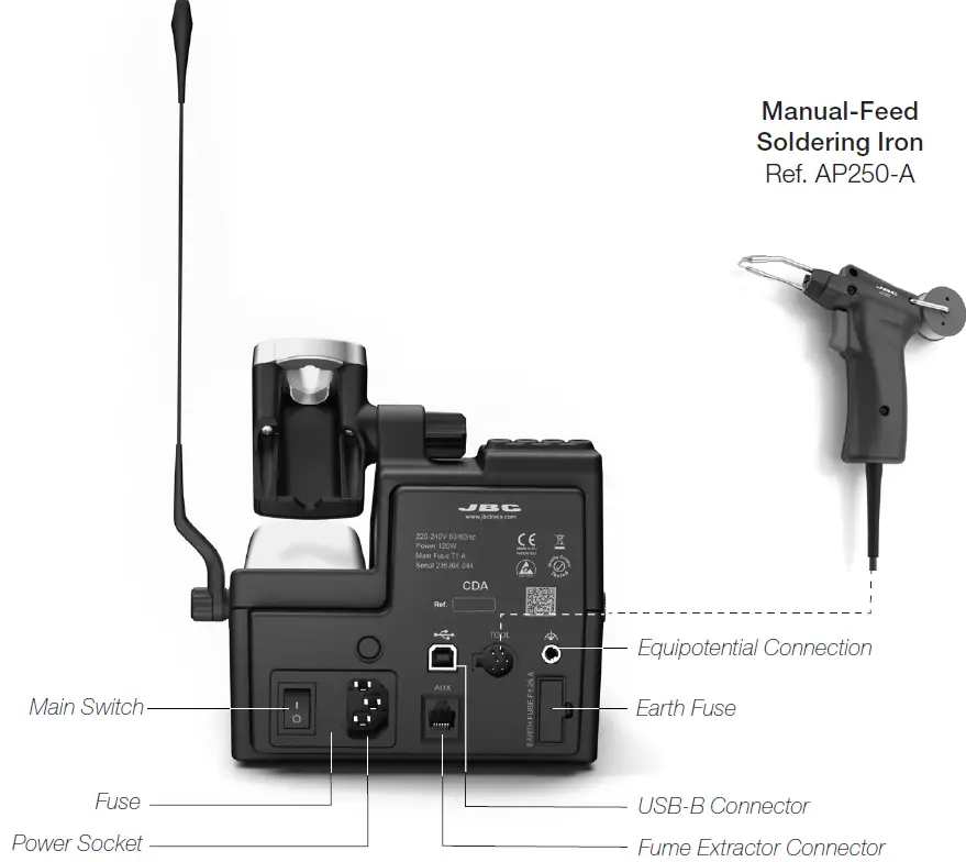 JBC CDA Manual-Feed Soldering Station 04