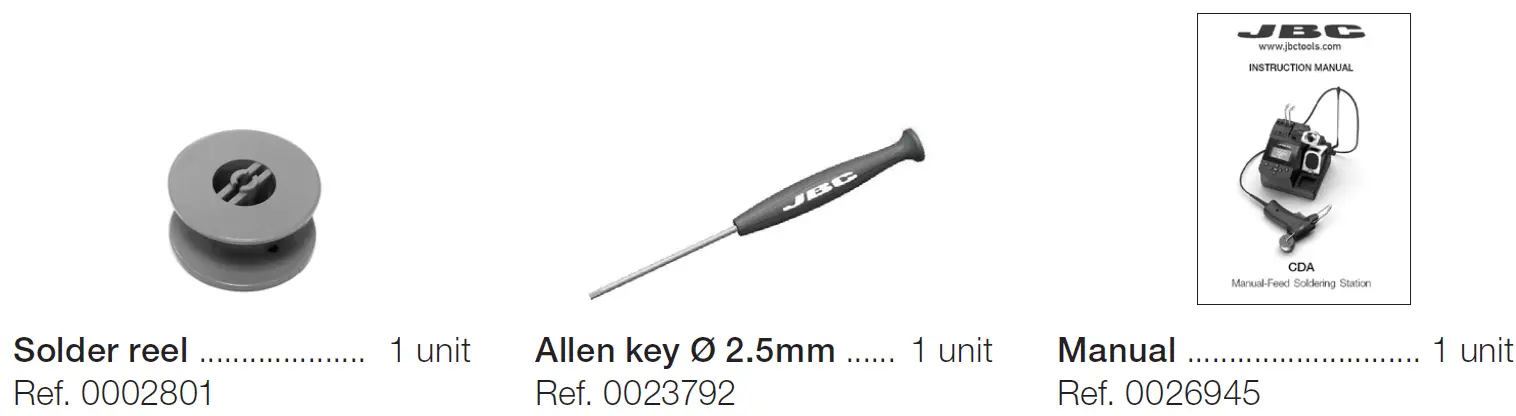 JBC CDA Manual-Feed Soldering Station 40