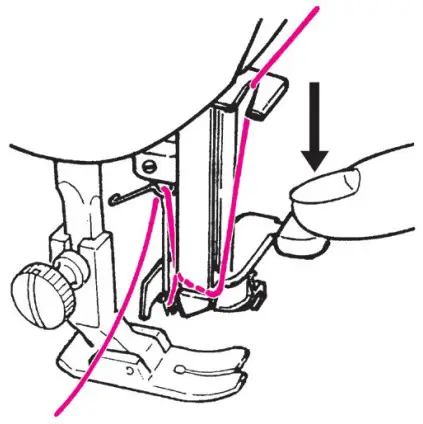 Juki TL 2010Q Portable Sewing Machine - FIGURE 42
