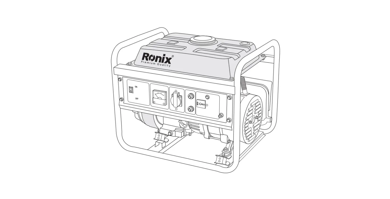 Ronix Rh-4703 Gasoline Generator Instruction Manual