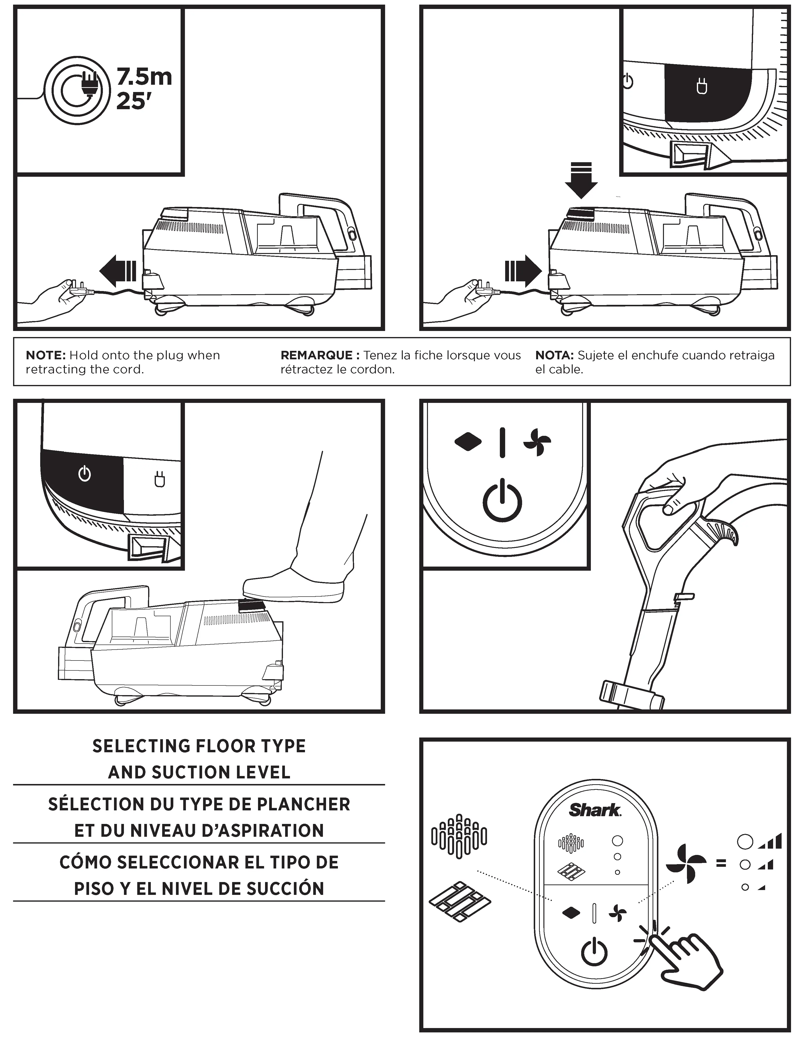 CORD REWIND FUNCTION
