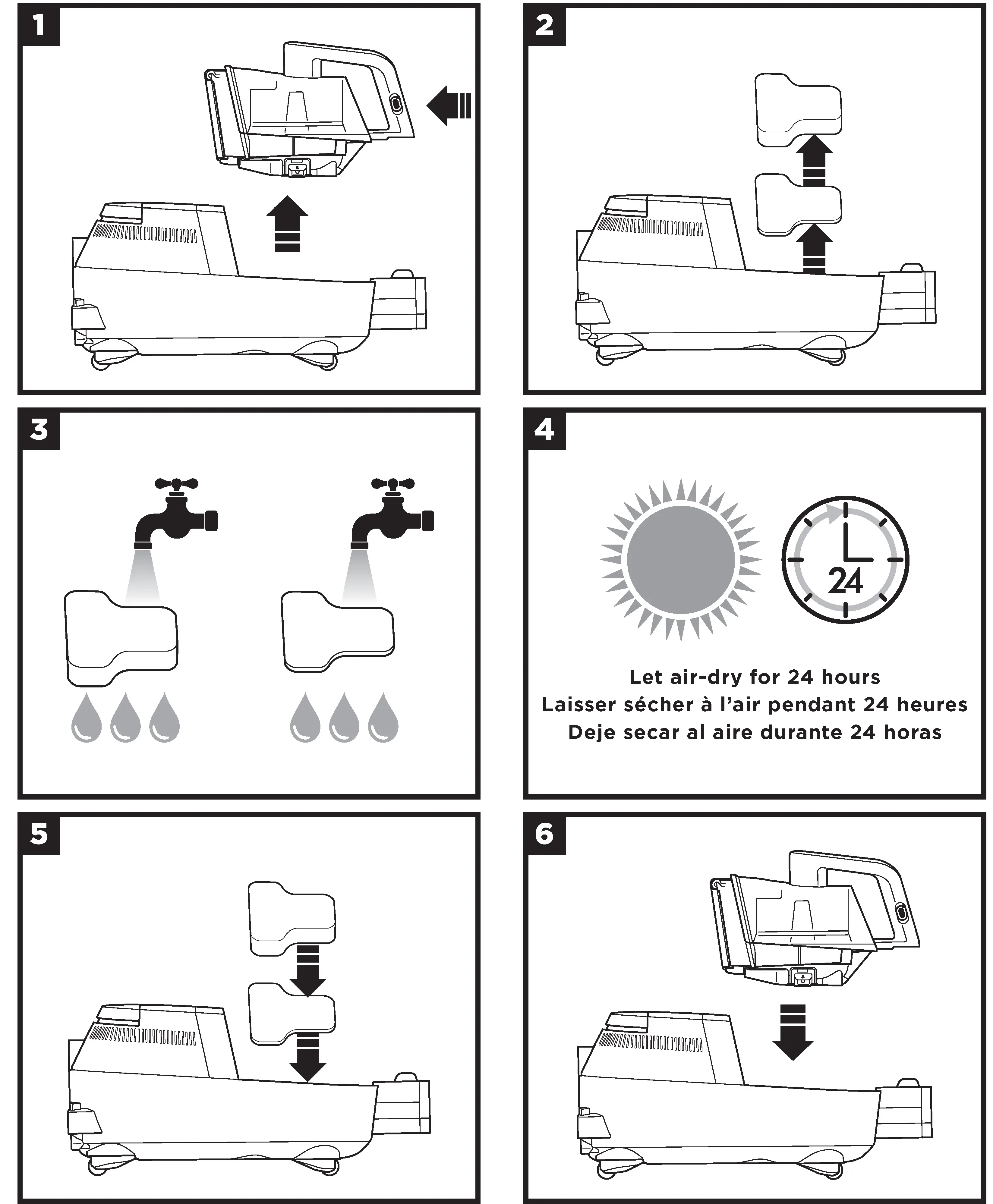 FOAM AND FELT FILTER MAINTENANCE
