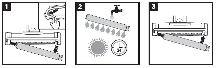 CLEANING THE SOFT ROLLER