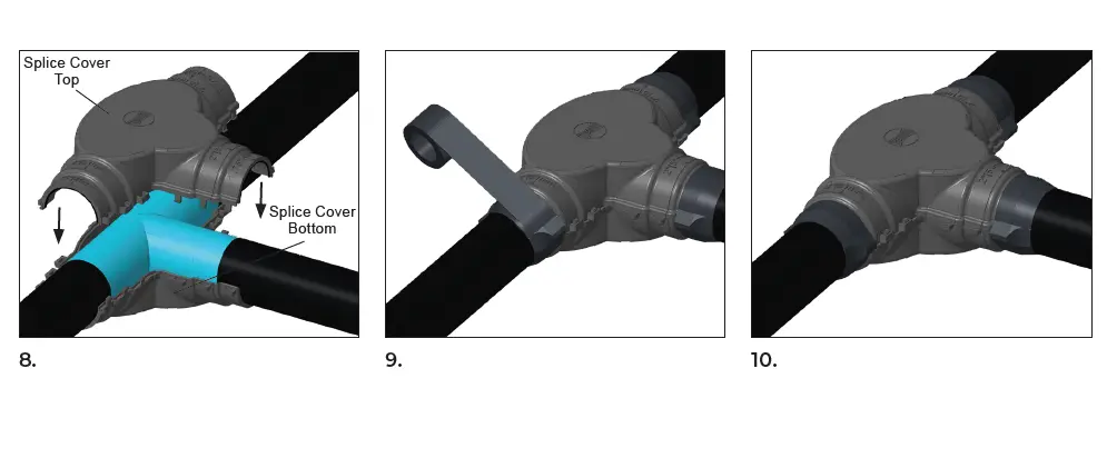 THERMON FAK-5LHT Tee Splice Kit for Tubing Bundles 8