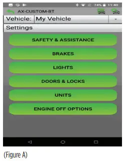 AXXESS AXBT-MZ1 Mazda Bluetooth Capable Vehicle Customization-APP INSTRUCTIONS