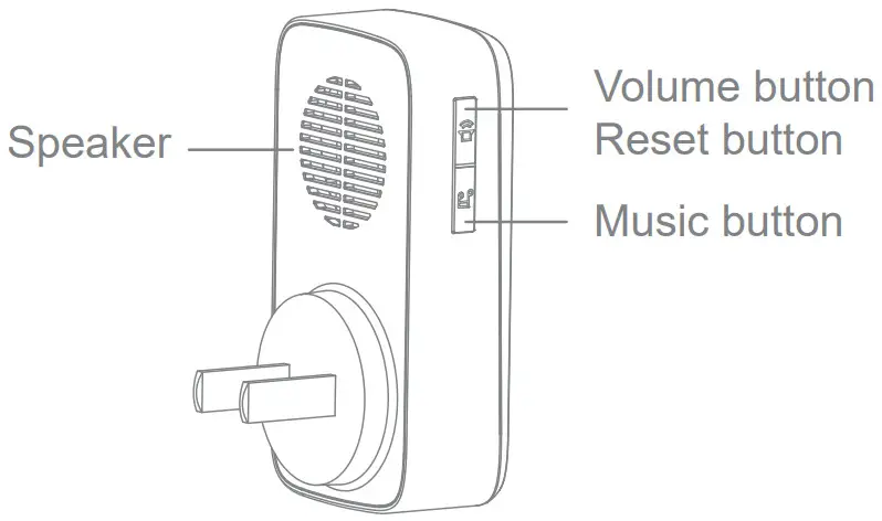 FUWEI SC061 WCR2 Smart Battery Doorbell - doorbell