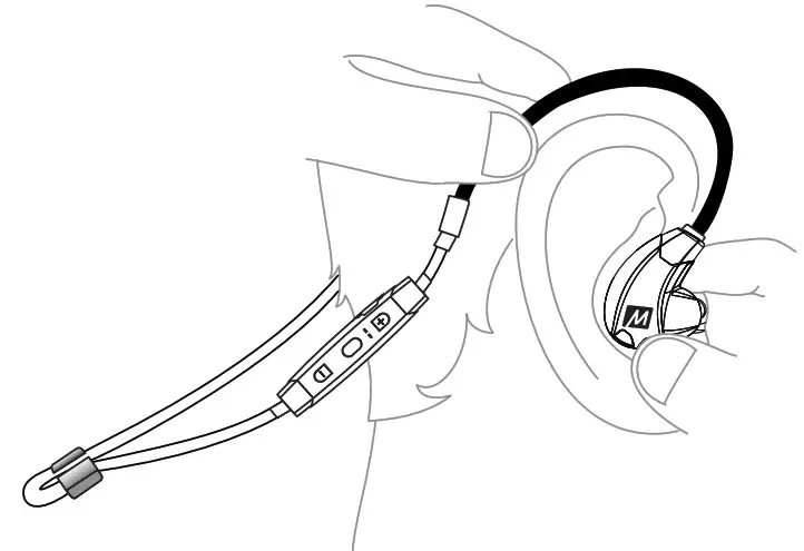 MEE audio X7 Plus Bluetooth Wireless Sports In-Ear Headphones - MEMORY WIRE 3