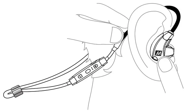 MEE audio X7 Plus Bluetooth Wireless Sports In-Ear Headphones - MEMORY WIRE 4