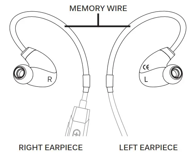 MEE audio X7 Plus Bluetooth Wireless Sports In-Ear Headphones - MEMORY WIRE