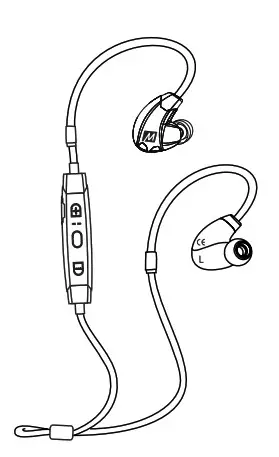 MEE audio X7 Plus Bluetooth Wireless Sports In-Ear Headphones