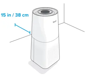 Place the air purifier