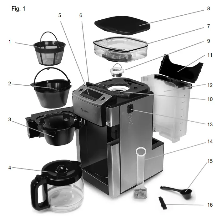 Capresso CoffeeTEAM PRO Glass 477 - HOW TO CONTACT CAPRESSO