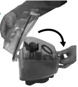 dirt cup cover assembly