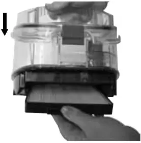 Removing the dirt cup