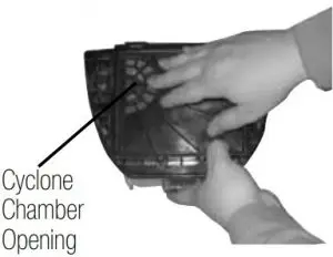 Cyclone Chamber Opening