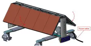 FIG 13 Flip down LED panel modules