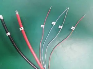 FIG 18 Power cable terminal connection indication