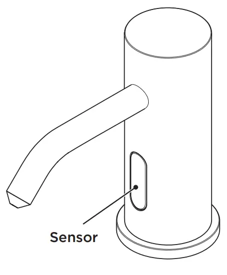 BRISTAN IRSD1 CP Infrared Automatic Soap Dispenser-Sensor