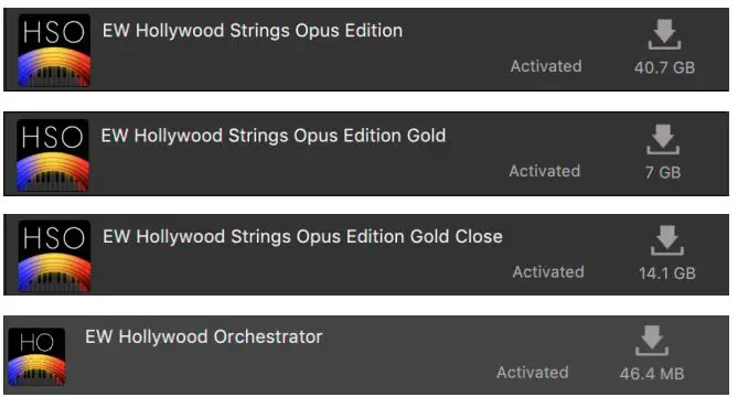 EASTWEST Hollywood Orchestra Opus Edition Software fig8