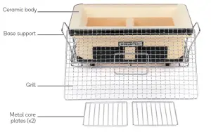 COOKMASTER CMHIBCHIGRILE Hibachi Grill -