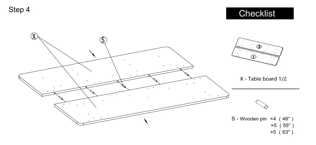 FAMISKY standing desk - STEP 4