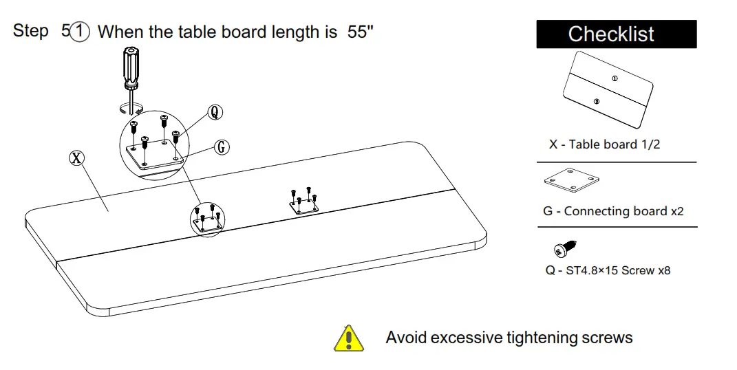 FAMISKY standing desk - STEP 5