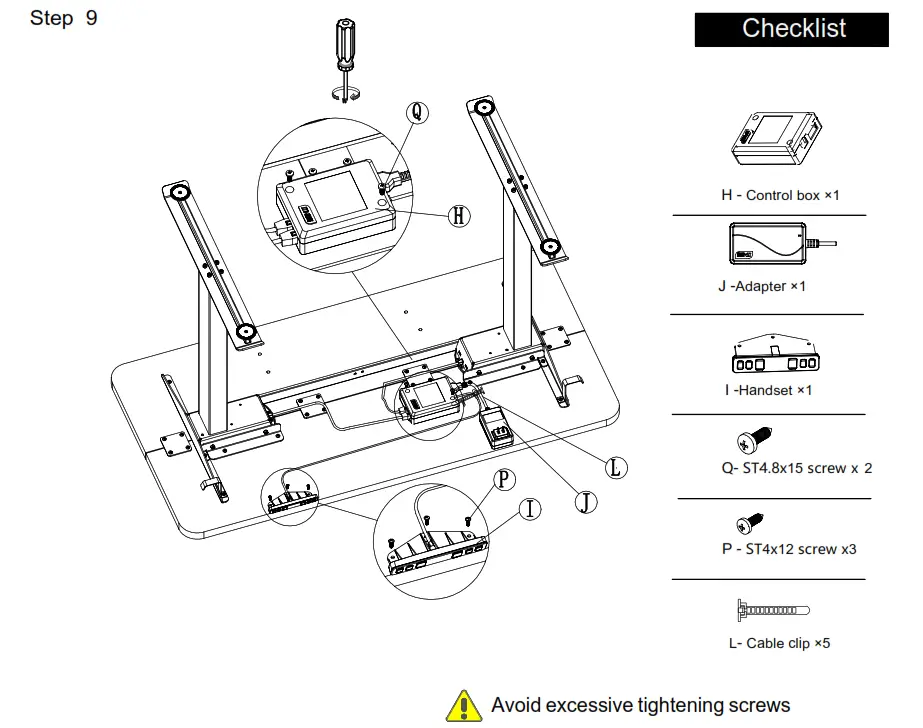 FAMISKY standing desk - Step 2