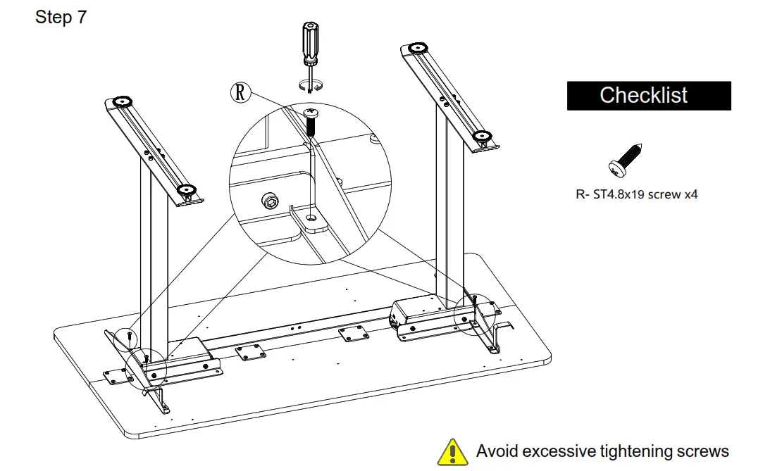 FAMISKY standing desk - Step 7