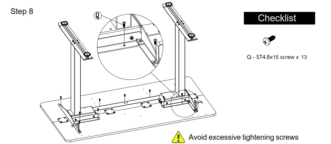 FAMISKY standing desk - Step 8
